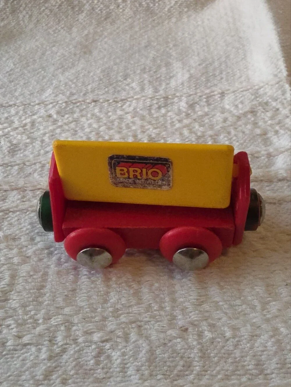 Vintage BRIO Wooden Train Lot 4 Pc